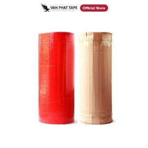 Jumbo băng keo màu đỏ BOPP