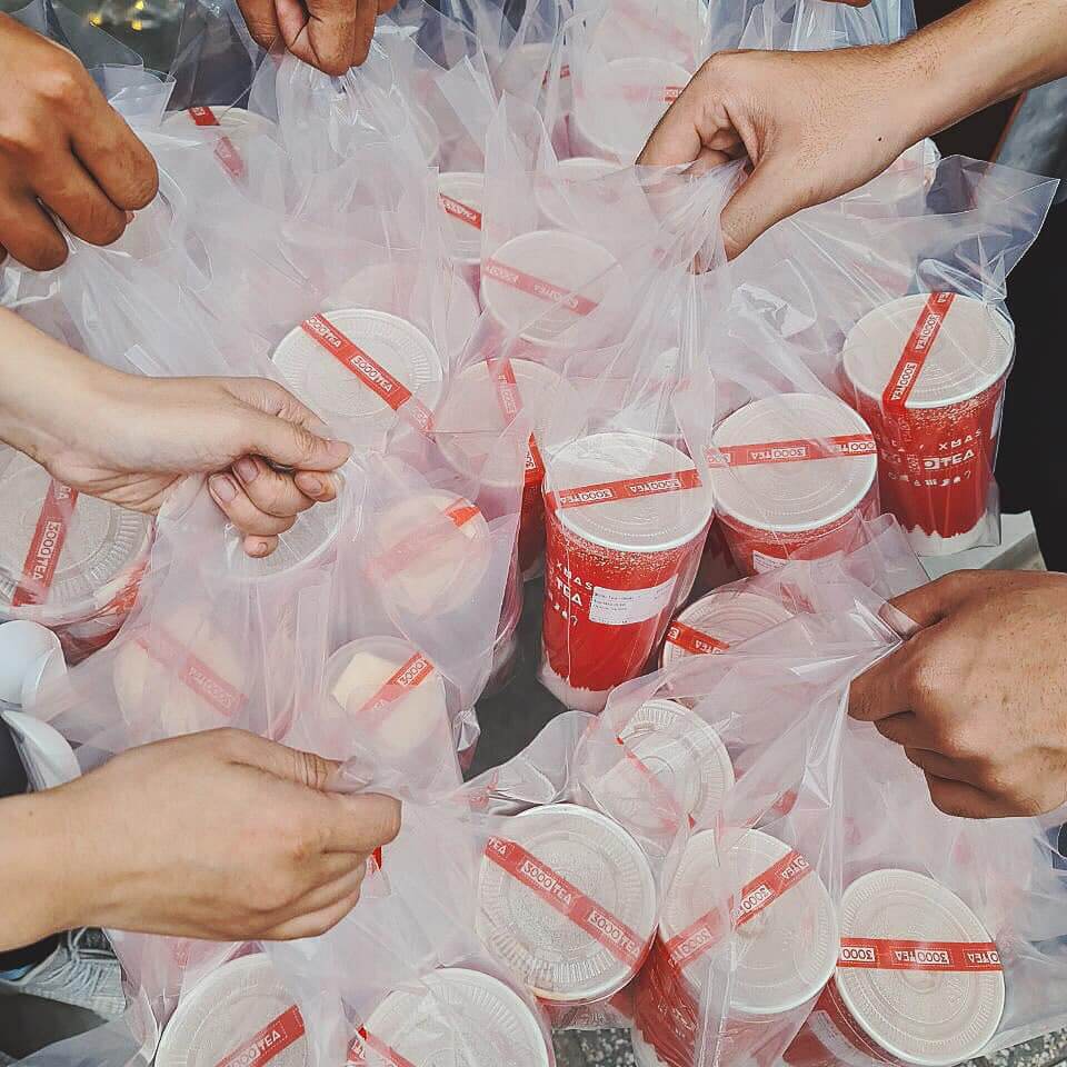 Băng keo dán miệng ly 3000 TEA