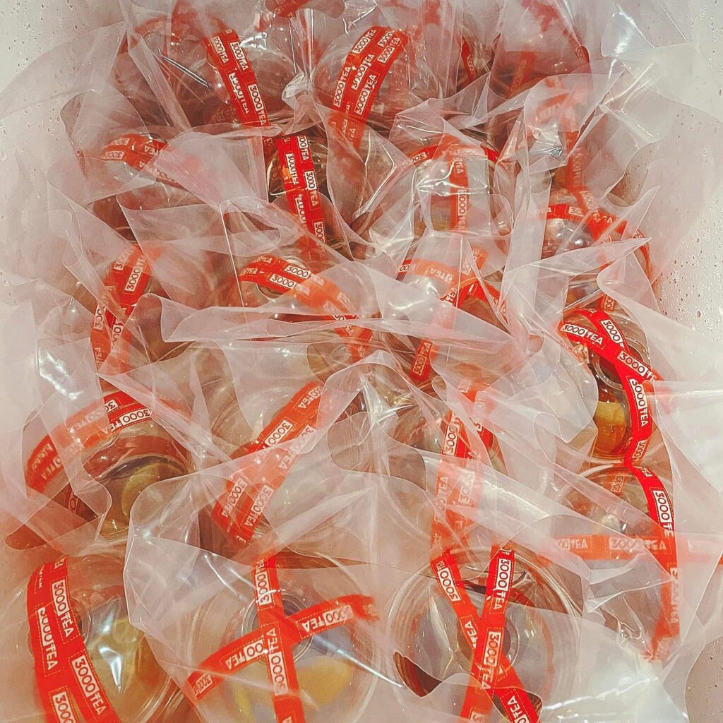 Băng keo dán nắp ly 3000 TEA