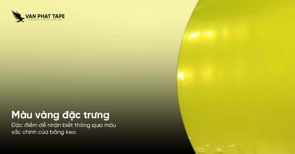 Đặc điểm của băng keo vàng chanh