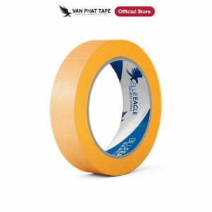 Băng keo giấy che sơn 12mm màu vàng