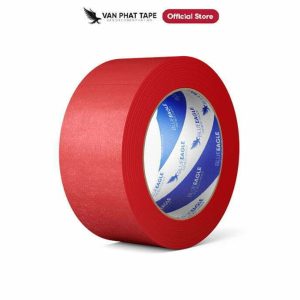 Băng keo giấy che sơn 48mm màu đỏ