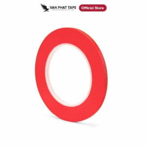Băng keo giấy che sơn 5mm màu đỏ