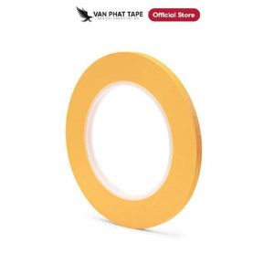 Băng keo giấy che sơn 5mm màu vàng